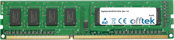 GA-EP43T-UD3L (Rev 1.0) 2GB Modulo - 240 Pin 1.5v DDR3 PC3-8500 Non-ECC Dimm