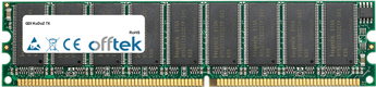KuDoZ 7X 1GB Modulo - 184 Pin 2.6v DDR400 ECC Dimm (Dual Rank)
