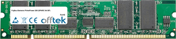 PrimePower 200 (SPARC 64 GP) 4GB Kit (4x1GB Moduli) - 168 Pin 3.3v PC133 ECC Registered SDRAM Dimm