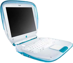 Apple IBook G3 (366MHz) Blue laptop