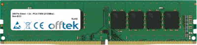  288 Pin Dimm - DDR4 - PC4-17000 (2133Mhz) - Non-ECC 4GB Modulo