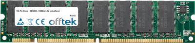  168 Pin Dimm - SDRAM - 100Mhz 3.3V Senza Buffer 64MB Modulo