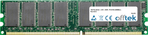  184 Pin Dimm - 2.5V - DDR - PC2100 (266Mhz) - Non-ECC 128MB Modulo