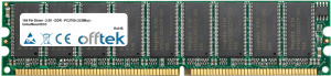  184 Pin Dimm - 2.5V - DDR - PC2700 (333Mhz) - Senza Buffer ECC 256MB Modulo