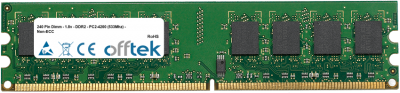  240 Pin Dimm - 1.8v - DDR2 - PC2-4200 (533Mhz) - Non-ECC 1GB Modulo