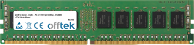  288 Pin Dimm - DDR4 - PC4-17000 (2133Mhz) - UDIMM - ECC Senza Buffer 8GB Modulo