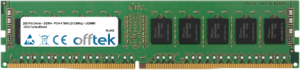  288 Pin Dimm - DDR4 - PC4-17000 (2133Mhz) - UDIMM - ECC Senza Buffer 16GB Modulo