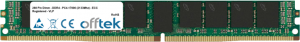  288 Pin Dimm - DDR4 - PC4-17000 (2133Mhz) - ECC Registrato - VLP 8GB Modulo