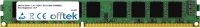  240 Pin Dimm - 1.5v - DDR3 - PC3-12800 (1600Mhz) - ECC Registrato - VLP 8GB Modulo
