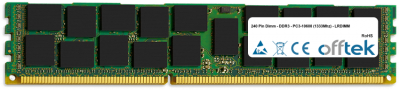  240 Pin Dimm - DDR3 - PC3-10600 (1333Mhz) - LRDIMM 32GB Modulo