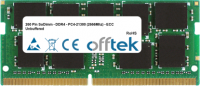  260 Pin SoDimm - DDR4 - PC4-21300 (2666Mhz) - ECC Senza Buffer 8GB Modulo