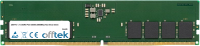  288 Pin 1.1v DDR5 PC5-38400 (4800Mhz) Non-ECC Dimm 8GB Modulo