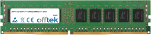  288 Pin 1.2v DDR4 PC4-25600 (3200Mhz) ECC Dimm 16GB Modulo