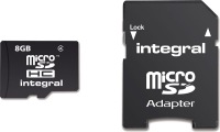 Integral Micro SDHC (Con Adattatore) (Class 4) 8GB Scheda (Class 4)