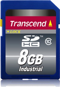 Transcend Industrial Temp SDHC Class 10 8GB Scheda
