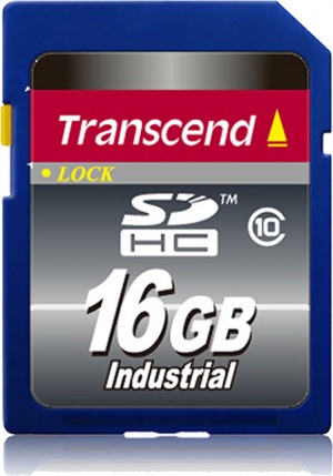 Transcend Industrial Temp SDHC Class 10 16GB Scheda
