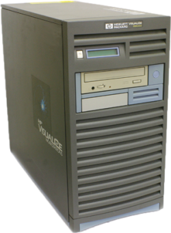 HP-Compaq Visualize Pl-Class Workstation (PII 800-1GHZ) server